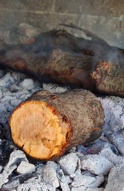 Chunks de Durazno 3 kg / 10 cm para ahumar. - Carbón Quebracho